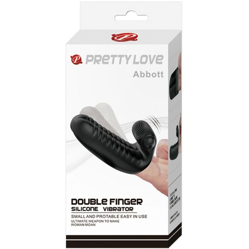 PRETTY LOVE - ABBOTT SORT STIMULATOR FINGERBØLG