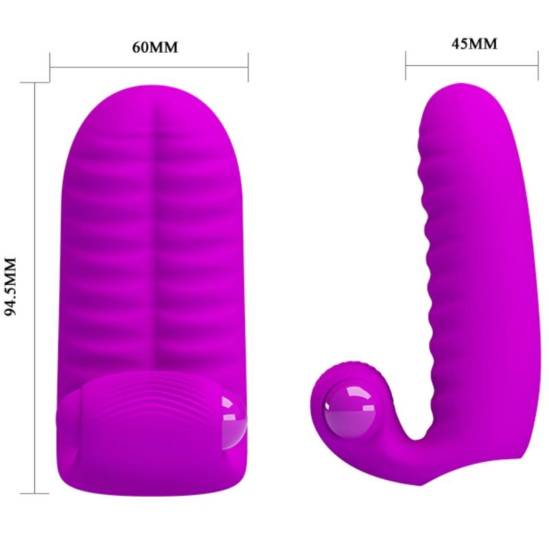PRETTY LOVE - ABBOTT LILAC STIMULATOR FINGERBØLG