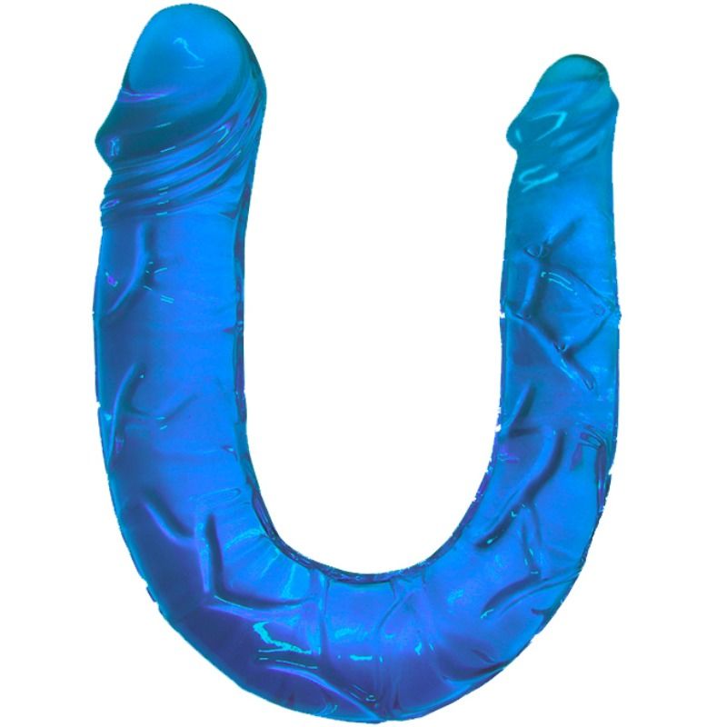 BAILE - DOBBELT DONG DOBBELT DILDO BLÅ