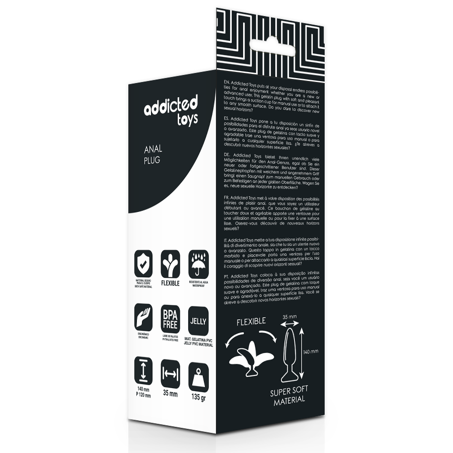 ADDICTED TOYS - ANALPLUG 13,5 CM