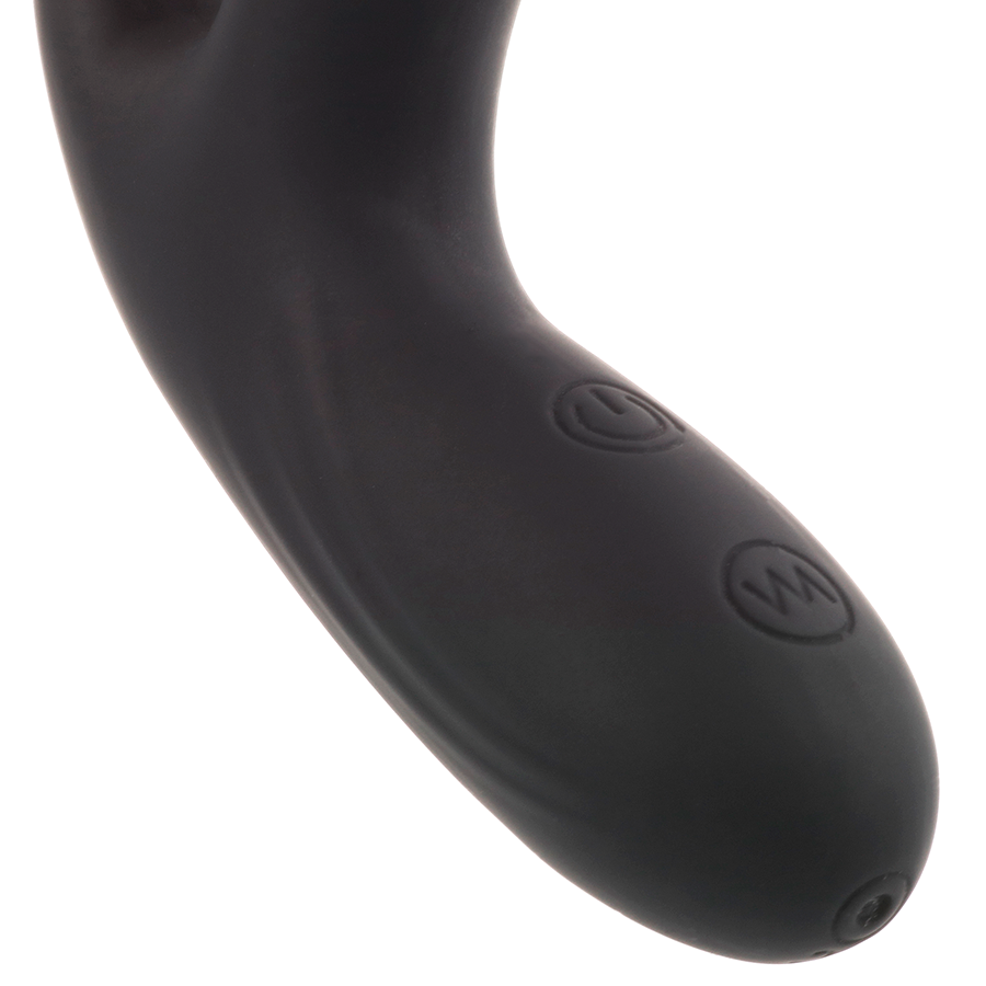 AFHÆNGIGE LEGETØJ - ANAL MASSAGEAPPARAT SORT VIBRATION