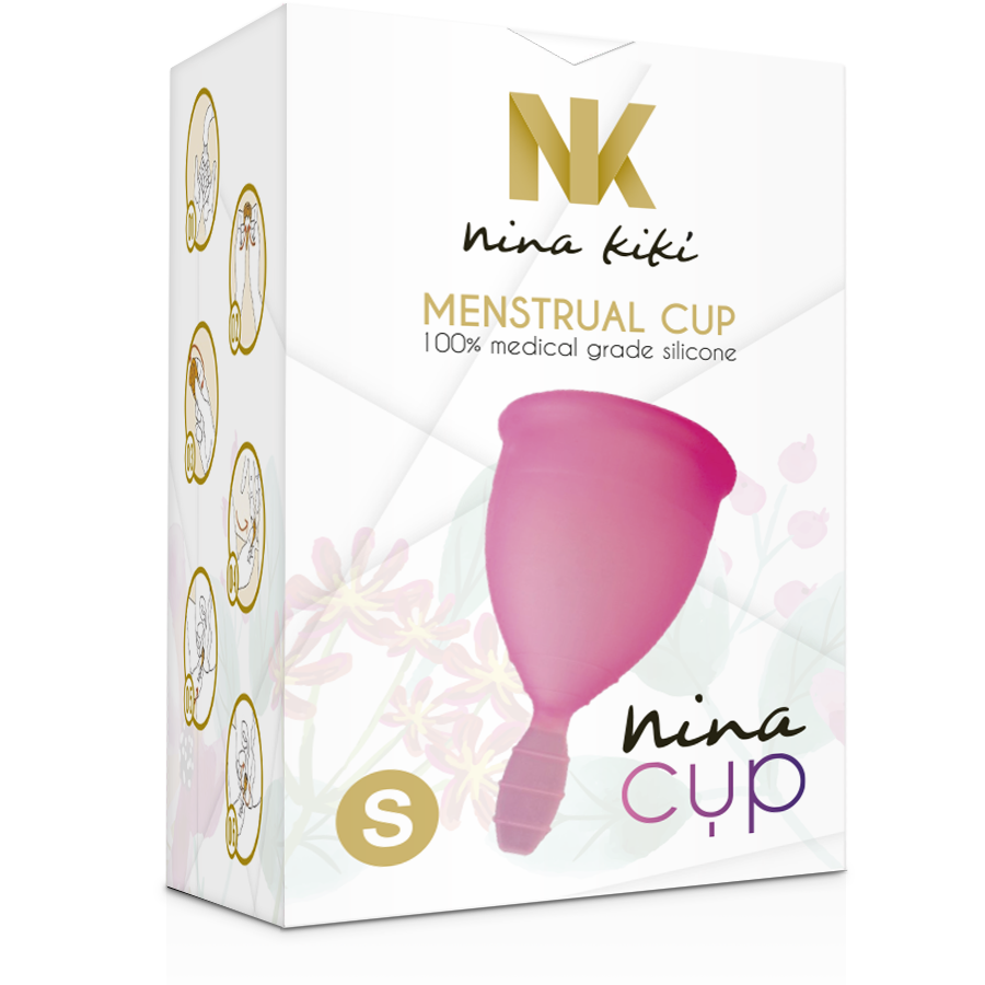 NINA KIKÍ - MENSTRUATIONSKOP LYSERØD - STØRRELSE S