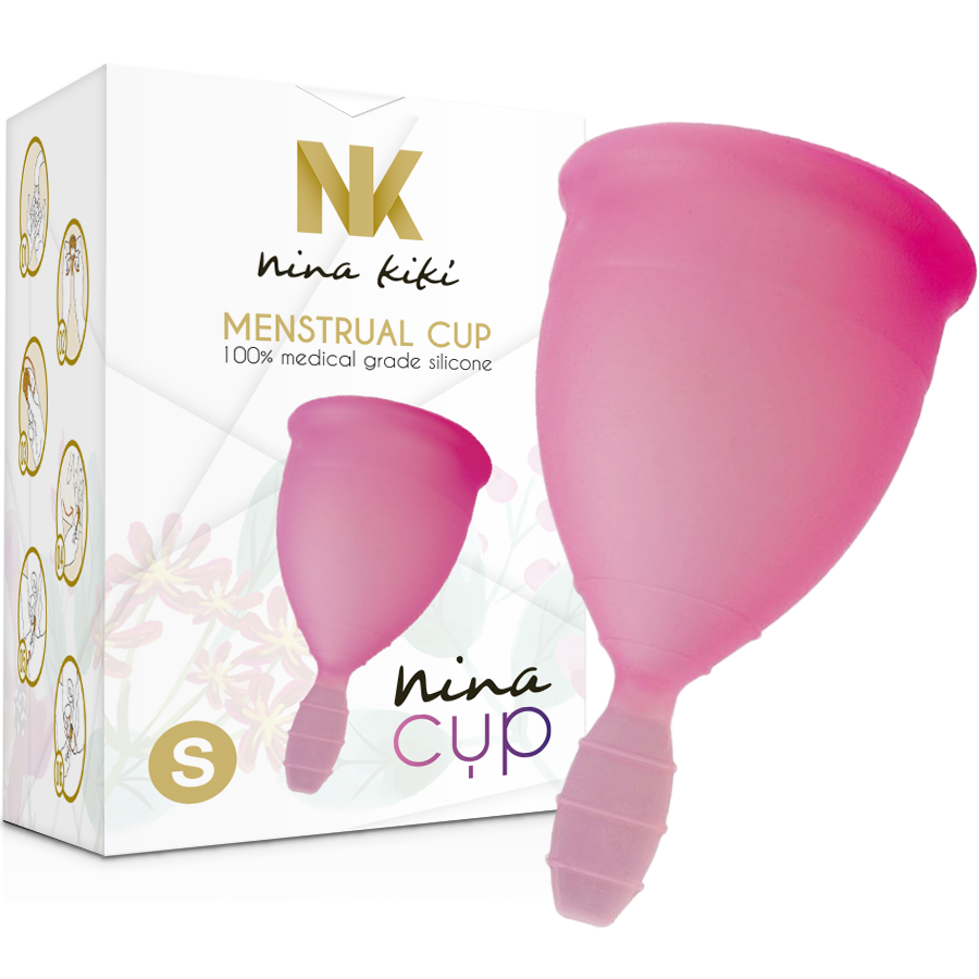 NINA KIKÍ - MENSTRUATIONSKOP LYSERØD - STØRRELSE S