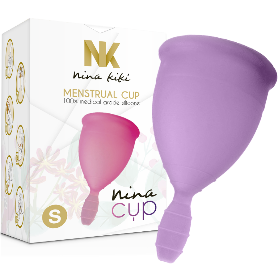 NINA KIKÍ - MENSTRUATIONSKOP LILLA - STØRRELSE S