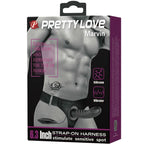 PRETTY LOVE - MARVIN STRAP-ON MED VIBRATION OG HULE DILDO