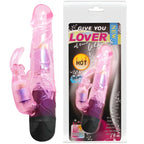 BAILE - GIV DIN ELSKER VIBRATOR MED LYSERØD KANIN