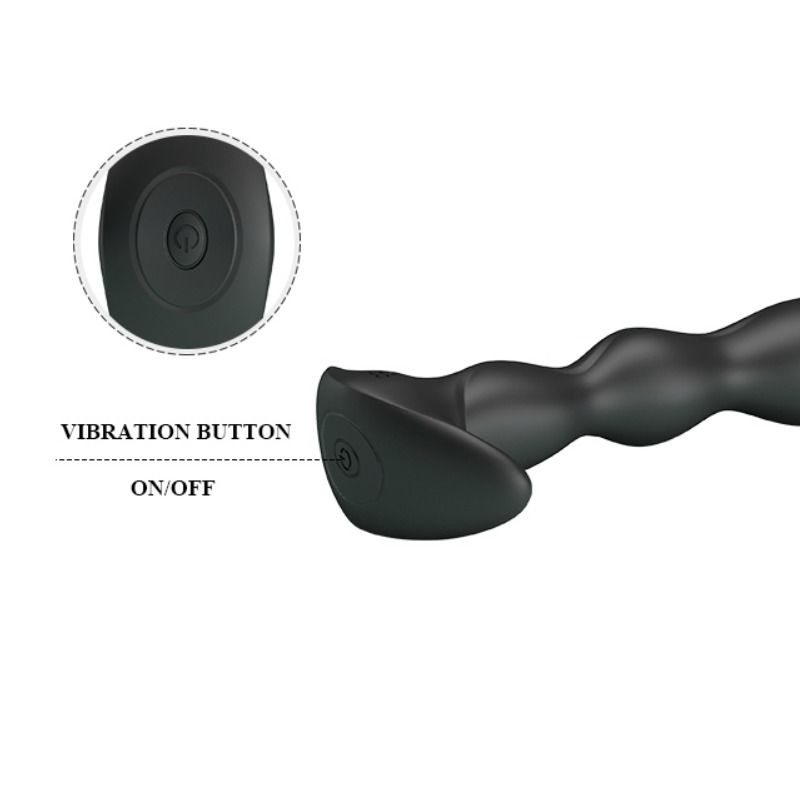 PRETTY LOVE - ANAL MASSAGEAPPARAT 12 VIBRATIONSINDSTILLINGER