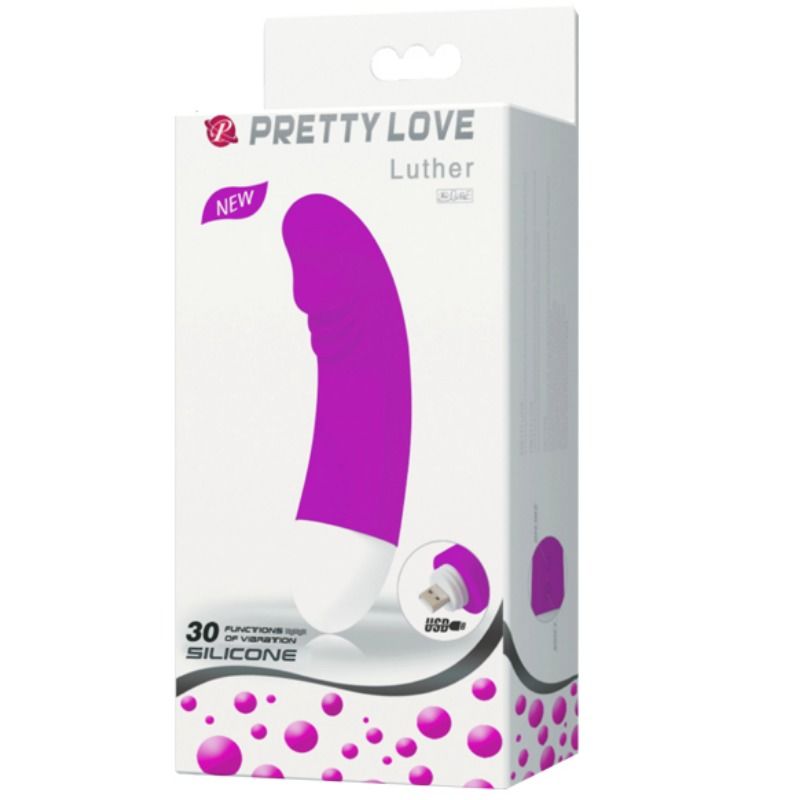 PRETTY LOVE - LUTHER MINI VIBRATOR 30 VIBRATIONSINDSTILLINGER