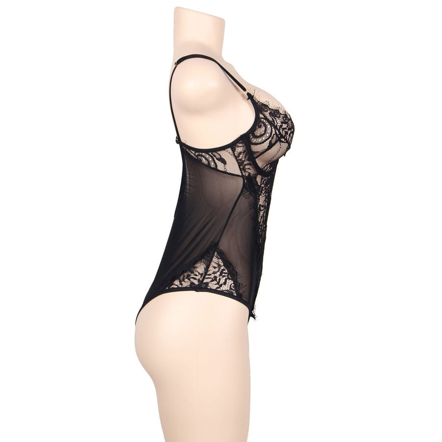 SUBBLIME - QUEEN PLUS BLOMSTERBLONDE OG FRYNSERET SORT BAMSE