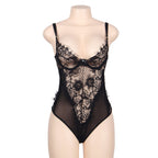 SUBBLIME - QUEEN PLUS BLOMSTERBLONDE OG FRYNSERET SORT BAMSE
