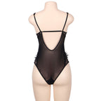 SUBBLIME - QUEEN PLUS BLOMSTERBLONDE OG FRYNSERET SORT BAMSE
