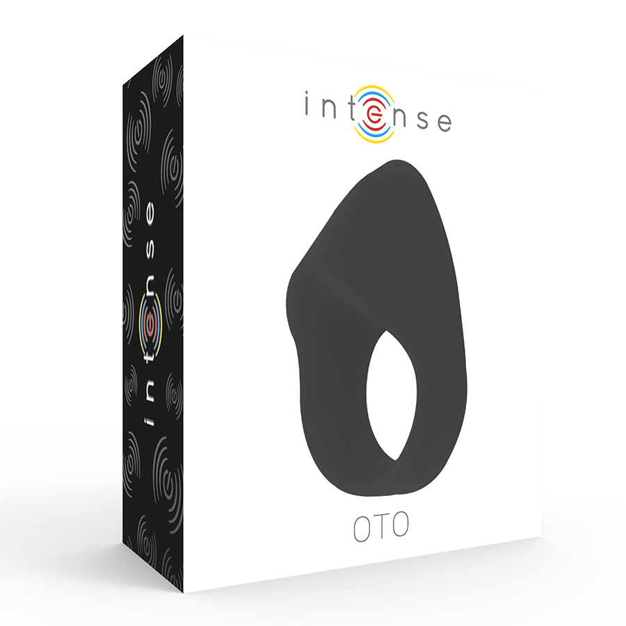 INTENSE - OTO SORT GENOPLADELIG VIBRATORRING