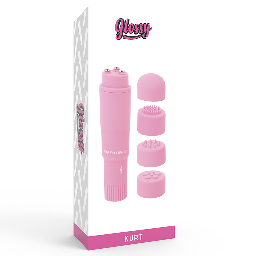 GLOSSY - KURT LOMME MASSAGEAPPARAT PINK