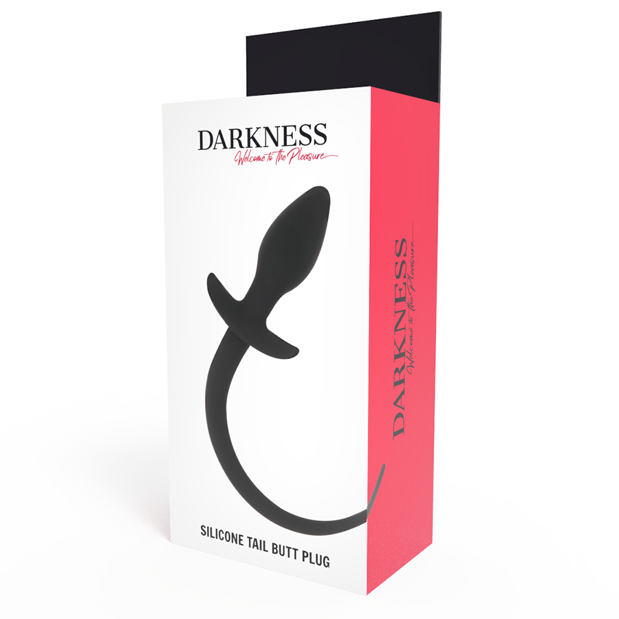 DARKNESS - ANALPLUG 28 CM SORT SILIKONE