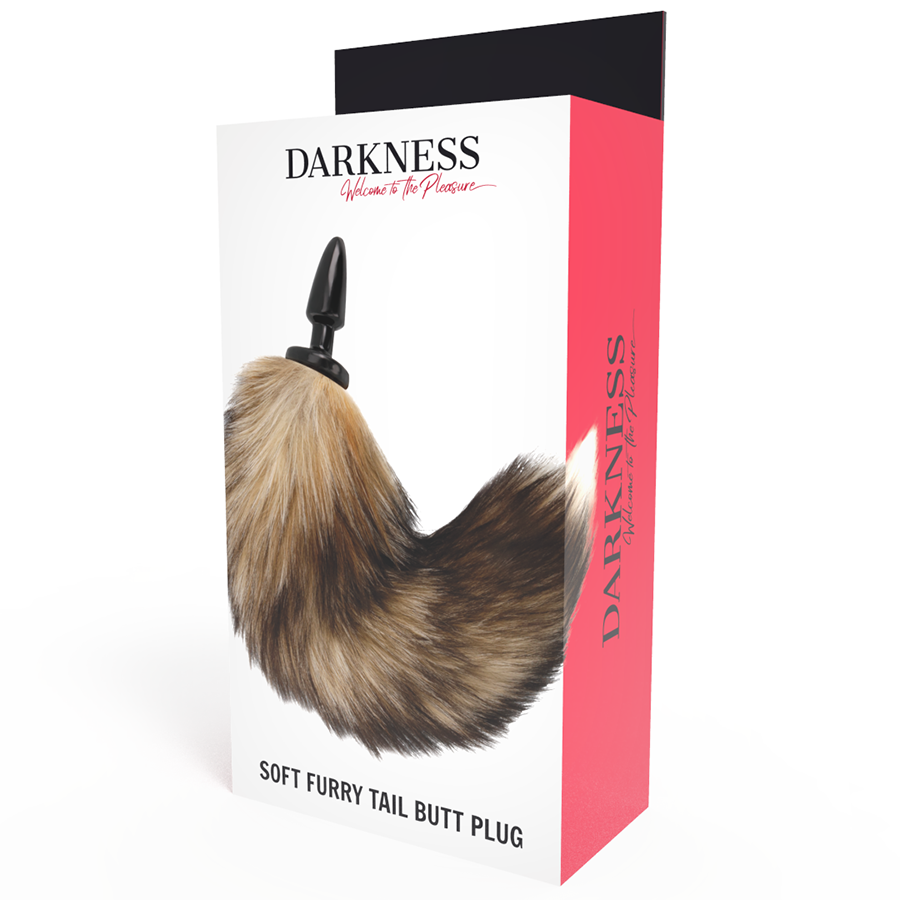 DARKNESS - NATURLIG HALE MED SILIKONE ANALPLUG 10 CM