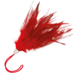 MØRKE - RØD STIMULERINGSPEN 17CM