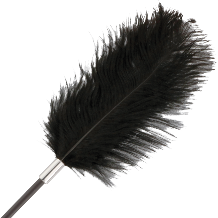 MØRKET - SORT KÆRLIGHEDSFJERPISK 56 CM