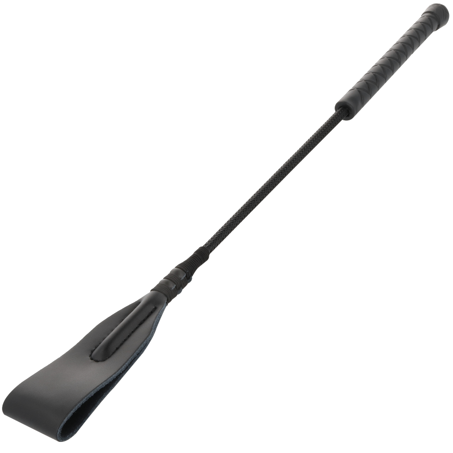 MØRKE - LÆDERPISK 45 CM