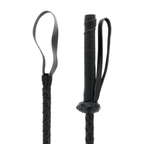 MØRKE - LÆDER FETISH BDSM PISK 60CM
