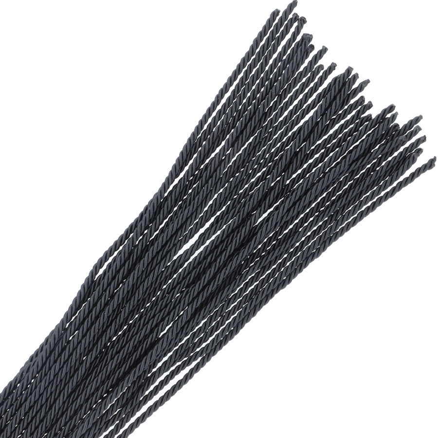MØRKET - SORT BONDAGE PISK 50CM