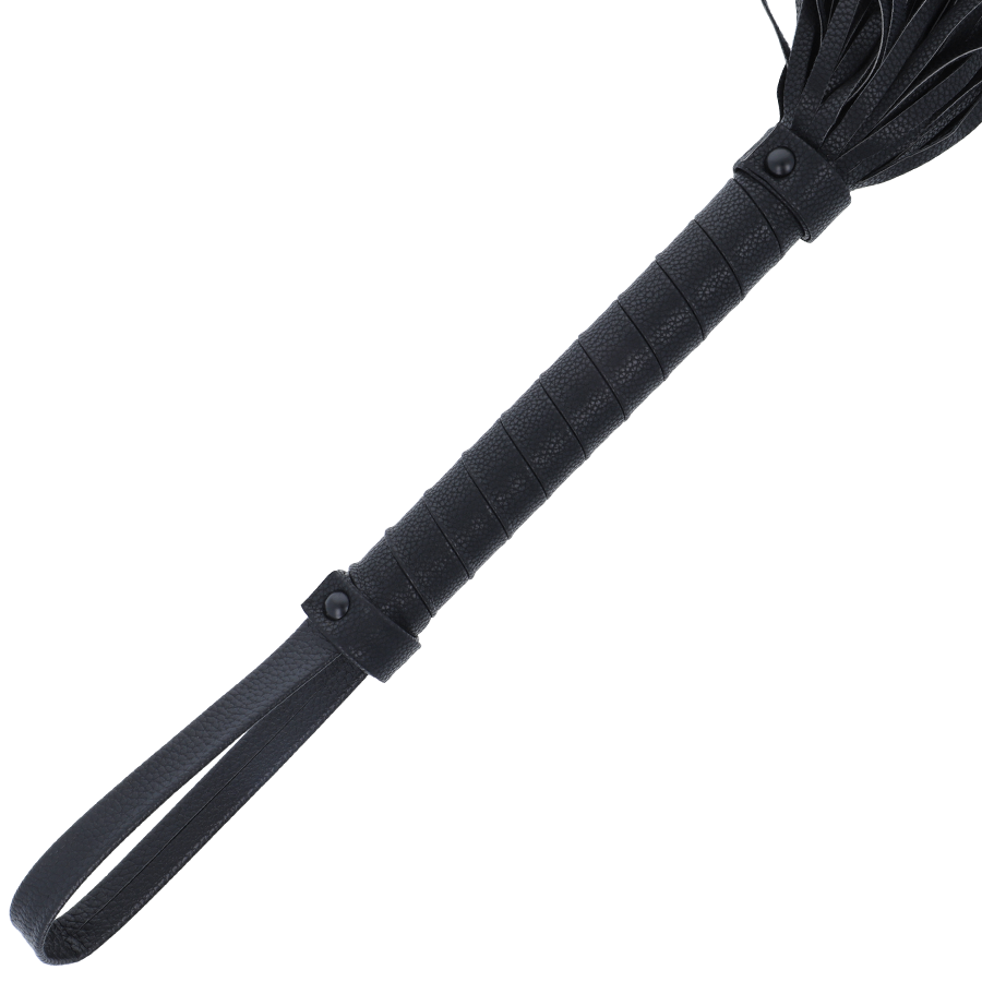 DARKNESS - SORT BONDAGE PISK 42CM LÆDER