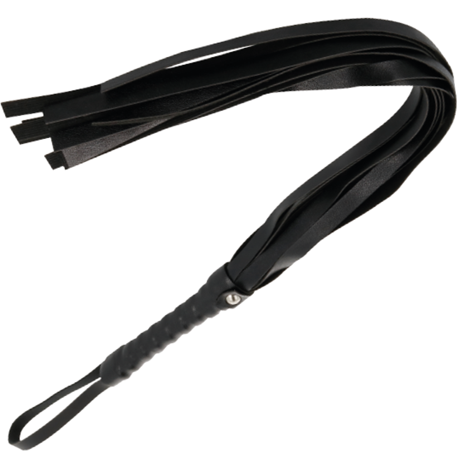 MØRKET - SORT BONDAGE PISK 45 CM