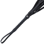 MØRKET - SORT BONDAGE PISK 45 CM