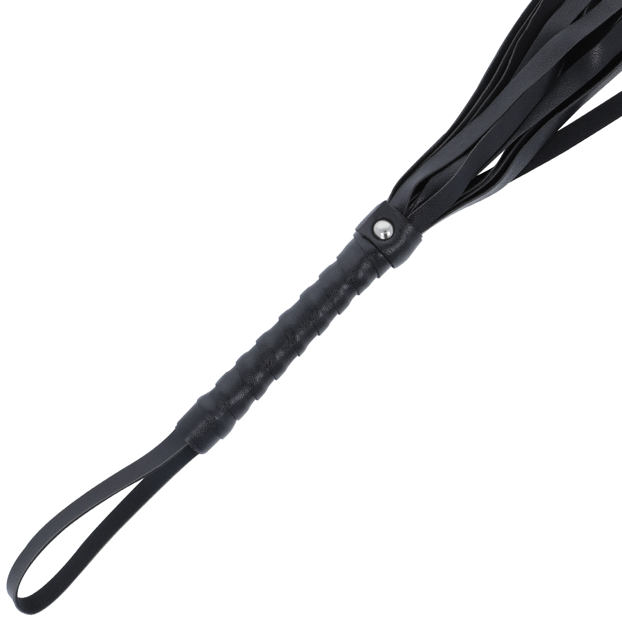 MØRKET - SORT BONDAGE PISK 45 CM