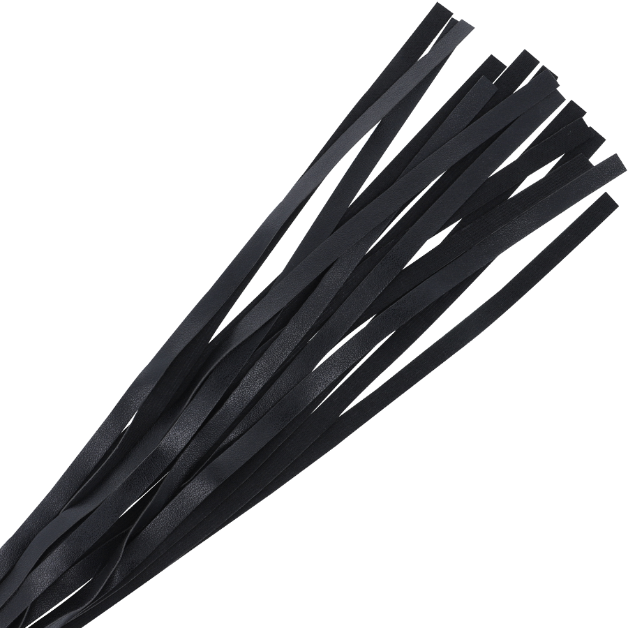 MØRKET - SORT BONDAGE PISK 45 CM