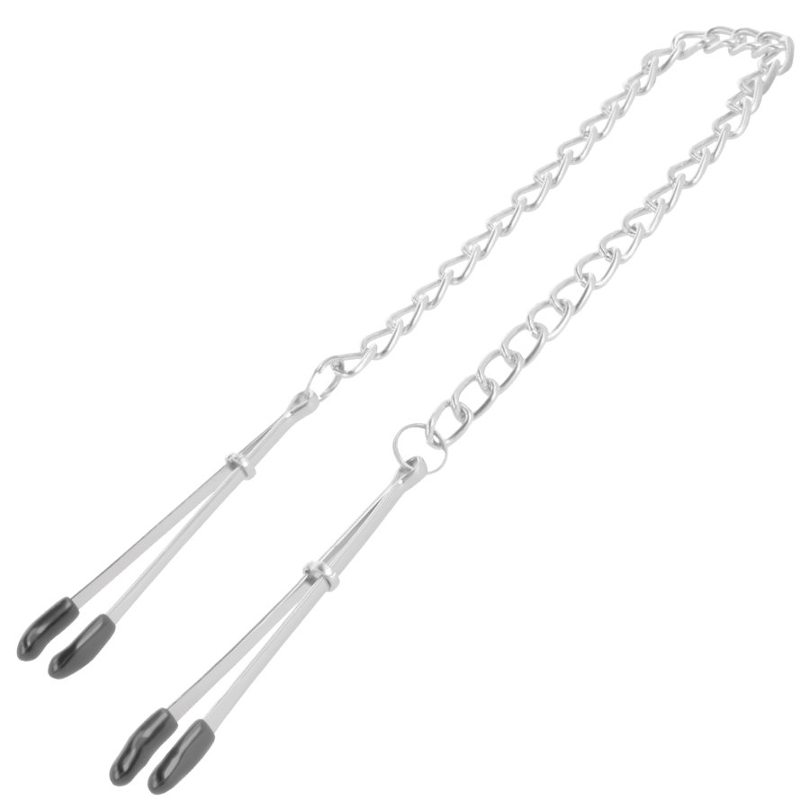 MØRKE - JUSTERBARE METALNIPPELKLEMMER