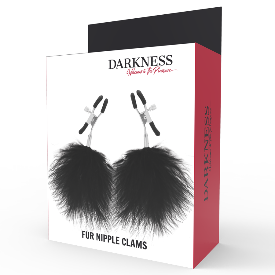 DARKNESS - POM-POM BRYSTØRTEKLEMMER 2