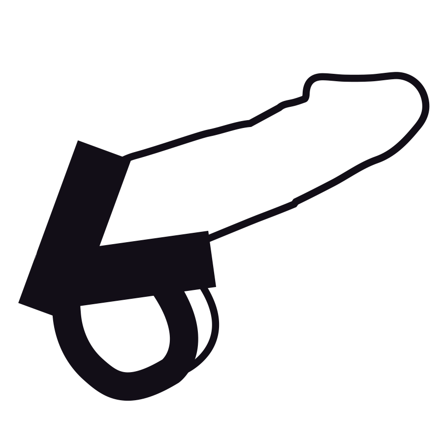 MØRKHED - HUDRING TIL PENIS OG TESTIKLE