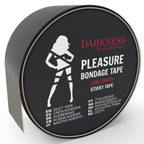 MØRKE - KLÆBENDE SORT BONDAGE TAPE 15M