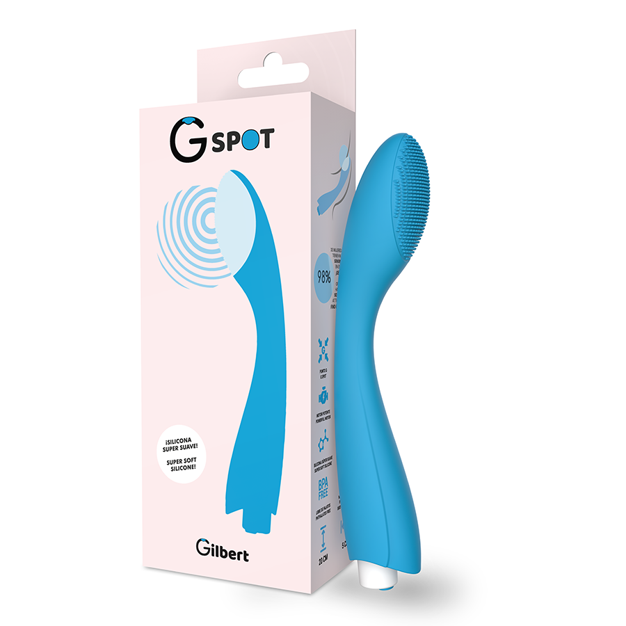 G-PUNKT - GYLBERT TURKIS BLÅ G-PUNKT VIBRATOR