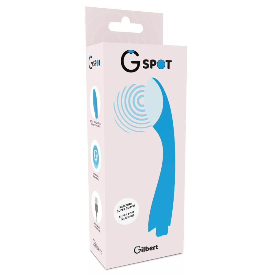 G-PUNKT - GYLBERT TURKIS BLÅ G-PUNKT VIBRATOR