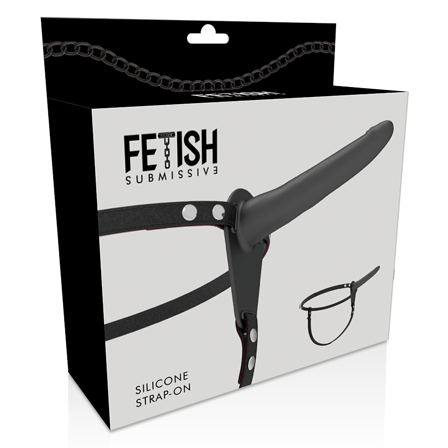 FETISH UNDERSODIG SELE - SORT SILIKONE 15 CM