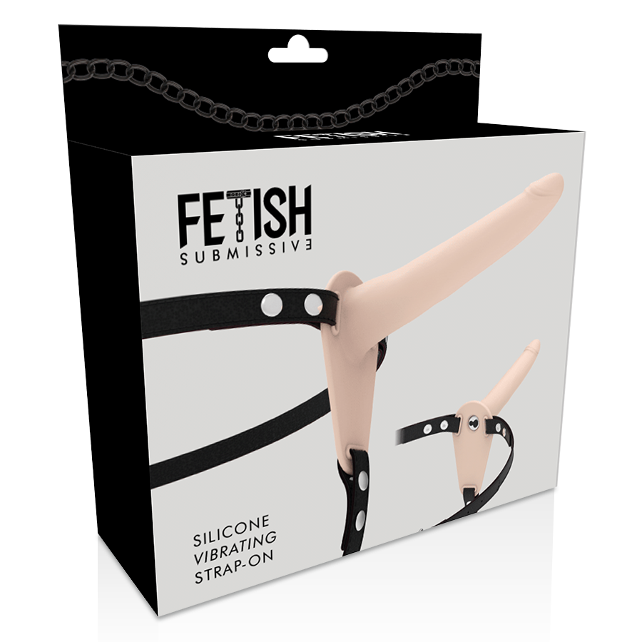 FETISH UNDERSODIG SELE - FLESH SILIKONE VIBRATOR 15 CM