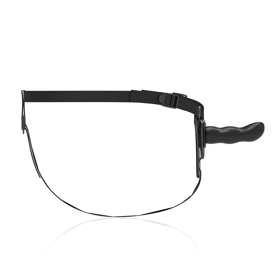 FETISH UNDERSODIG SELE - SORT SILIKONE G-PUNKT 16 CM
