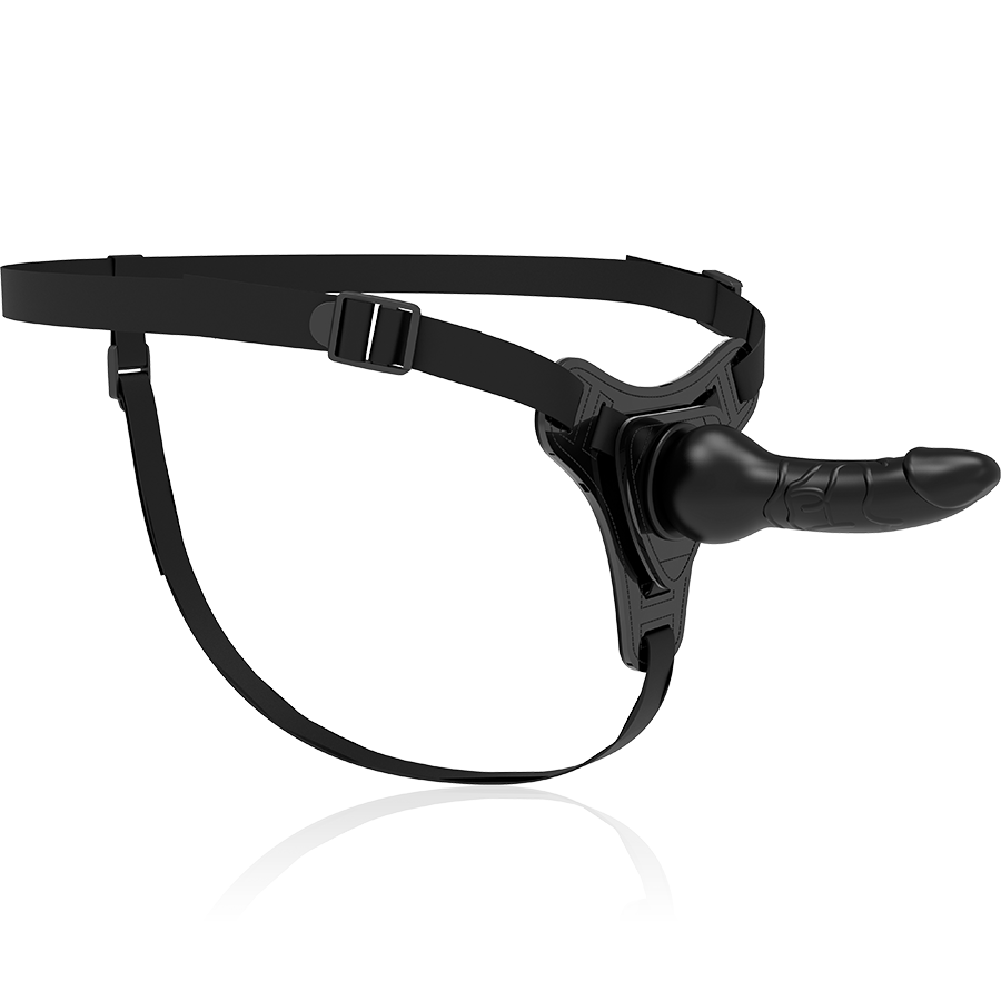 FETISH UNDERSODIG SELE - SORT SILIKONE REALISTISK 16 CM