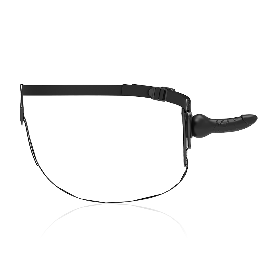 FETISH UNDERSODIG SELE - SORT SILIKONE REALISTISK 16 CM