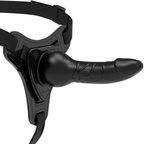 FETISH UNDERSODIG SELE - SORT SILIKONE REALISTISK 16 CM
