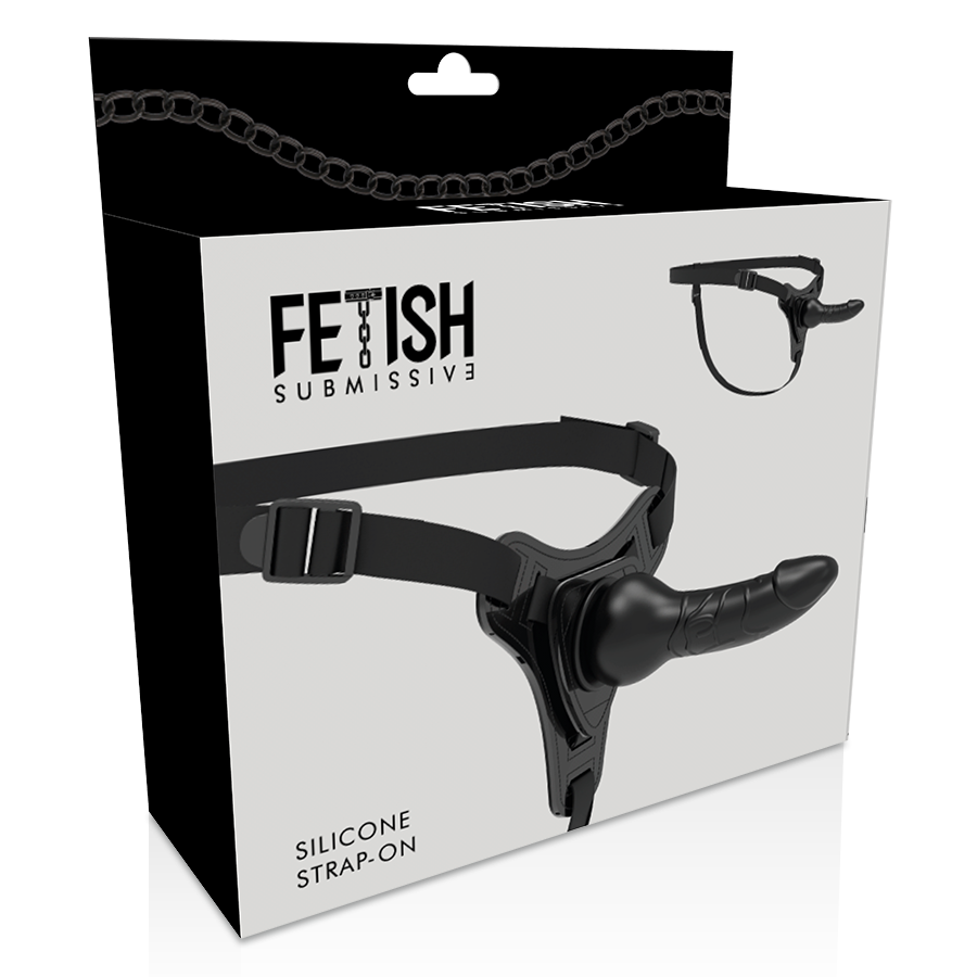FETISH UNDERSODIG SELE - SORT SILIKONE REALISTISK 16 CM