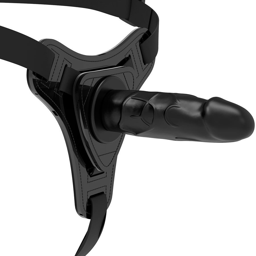 FETISH UNDERSODIG SELE - REALISTISK SORT SILIKONE 15 CM