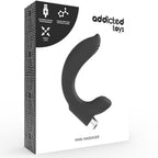 ADDICTED TOYS - PROSTATAVIBRATOR GENOPLADELIG MODEL 7 - SORT