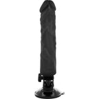 BASECOCK - REALISTISK VIBRATOR FJERNBETJENING SORT 21 CM -O- 4 CM