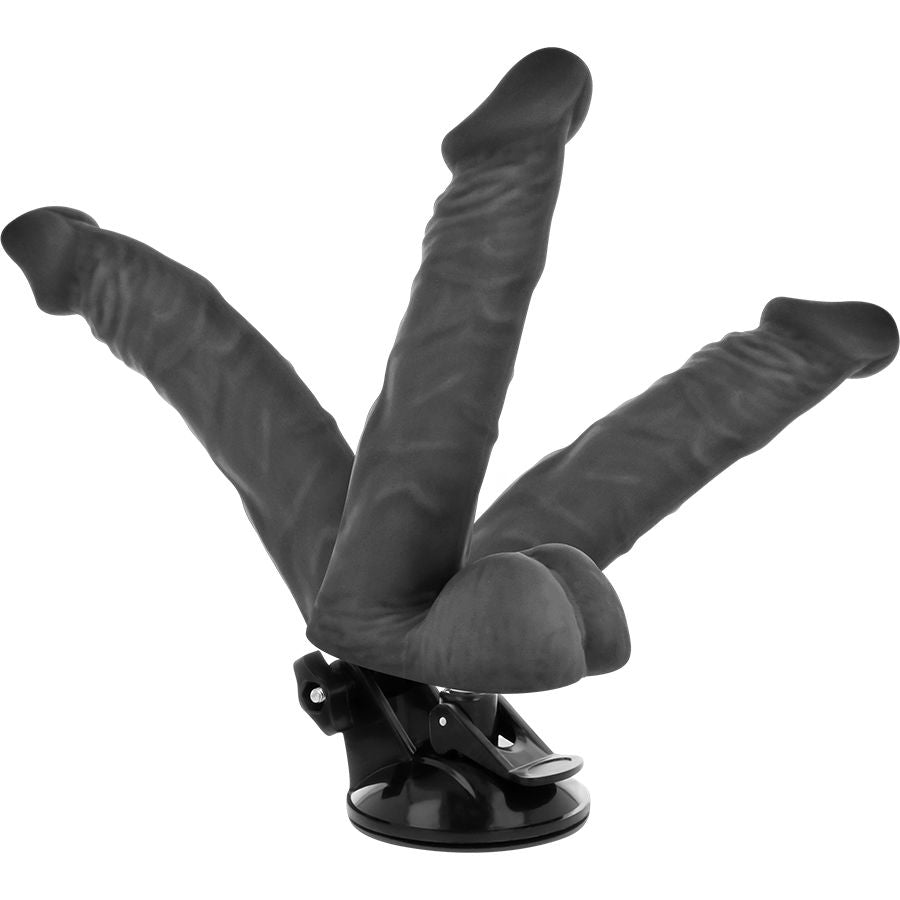 BASECOCK - REALISTISK LEDBAR FJERNBETJENING SORT 20 CM -O- 4,5 CM