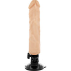 BASECOCK - REALISTISK VIBRATOR FJERNBETJENING FLESH 21 CM -O- 4 CM
