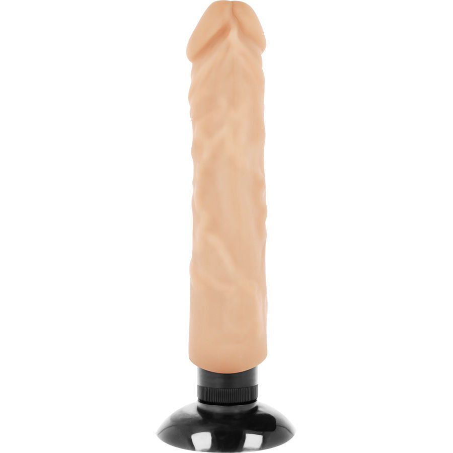 BASECOCK - REALISTISK VIBRATOR 2-1 KØD 20 CM -O- 4 CM