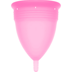 STERCUP - FDA SILIKONE MENSTRUATIONSKOP LYSERØD - STØRRELSE L