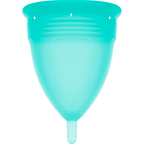 STERCUP - FDA SILIKONE MENSTRUATIONSKOP AQUAMARINE - STØRRELSE L